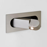 LED bedside reading wall sconce in a matt black metal finish, view 19