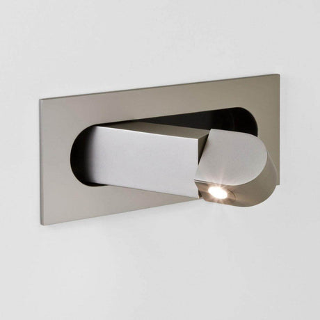 LED bedside reading wall sconce in a matt black metal finish, view 19