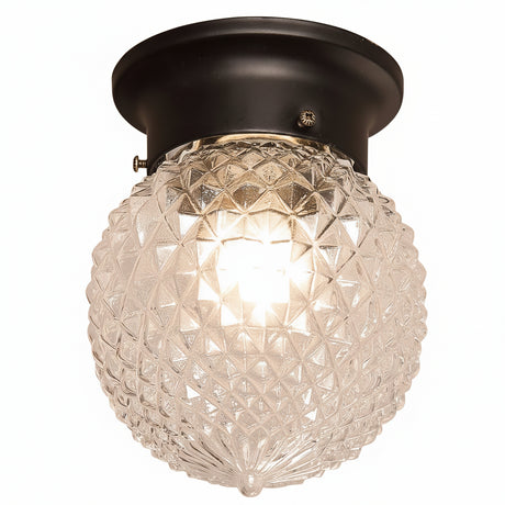 Vintage glass LED ceiling light main view