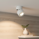 Modern LED Ceiling Spotlight Rotating Head Surface Mount