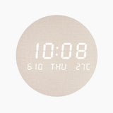 LED Digital Wall Clock with Time - Temperature - Date Display for Home or Office Use - Hurbane Home