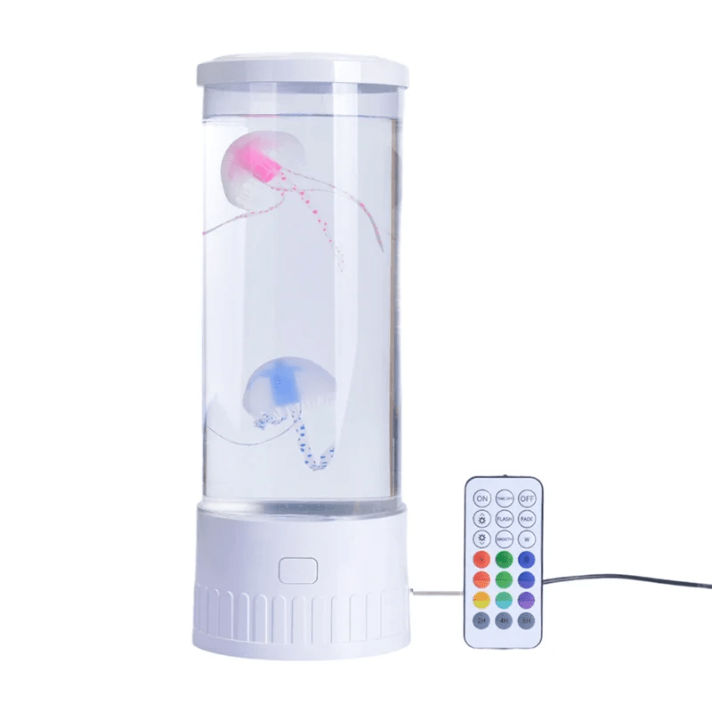 LED Jellyfish Lava Lamp - Mesmerizing Aquarium Mood Light for Relaxation and Decor - Jellyfish Lava Lamp - Hurbane Home