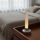 Vintage Candle Table Lamp with Warm LED Glow for Bedroom Desk