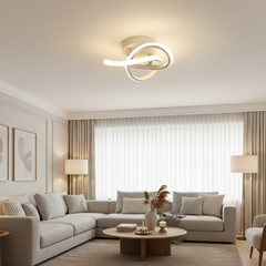 Modern Minimalist Ceiling Light with Clover Design for Living Room Balcony