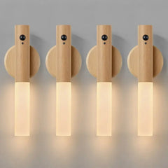LED Motion Sensor Wall Light for Indoor Use – Rechargeable Night Light - Hurbane Home