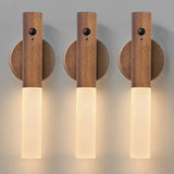 LED Motion Sensor Wall Light for Indoor Use – Rechargeable Night Light - Hurbane Home
