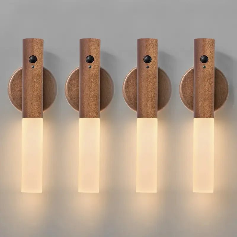 LED Motion Sensor Wall Light for Indoor Use – Rechargeable Night Light - Hurbane Home