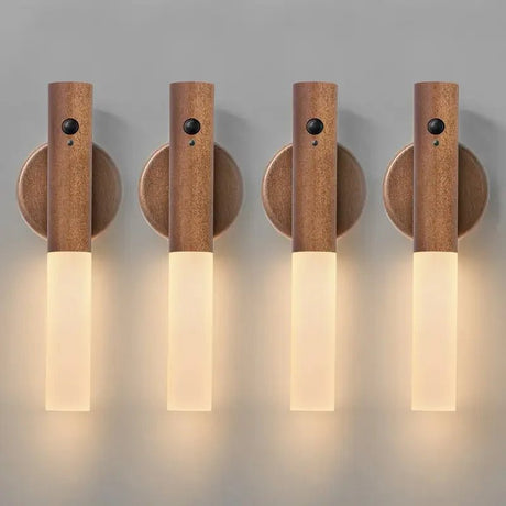 LED Motion Sensor Wall Light for Indoor Use – Rechargeable Night Light - Hurbane Home