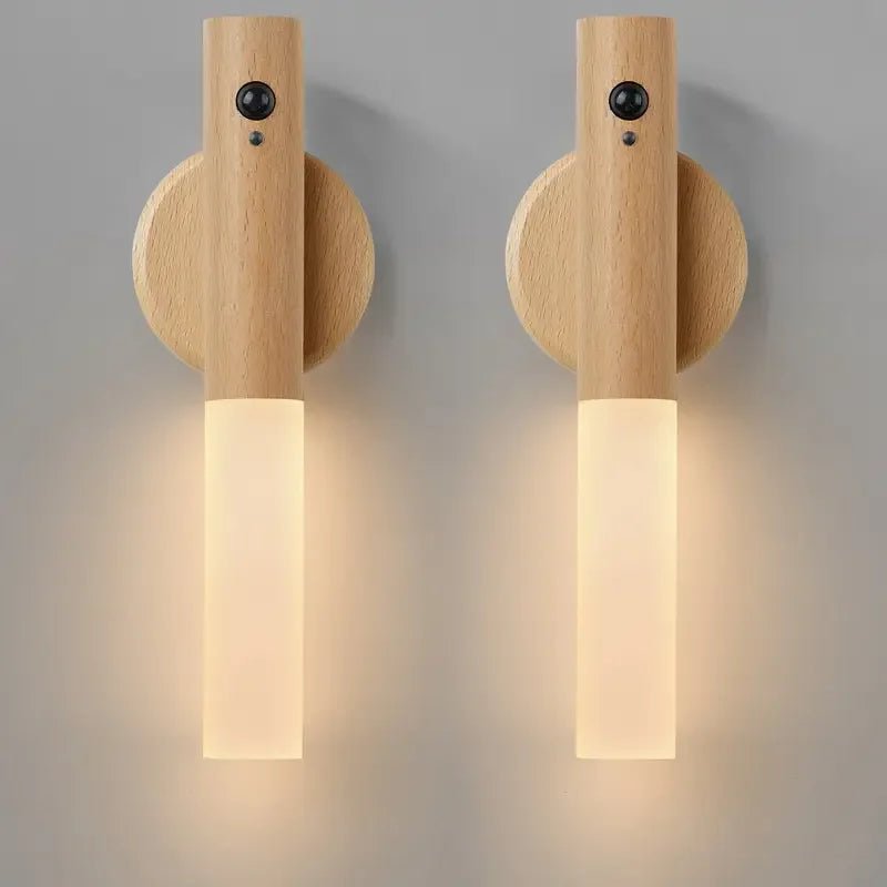 LED Motion Sensor Wall Light for Indoor Use – Rechargeable Night Light - Hurbane Home