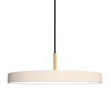 Led pendant light fixture with minimalist canopy design