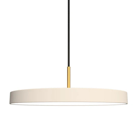 Led pendant light fixture with minimalist canopy design