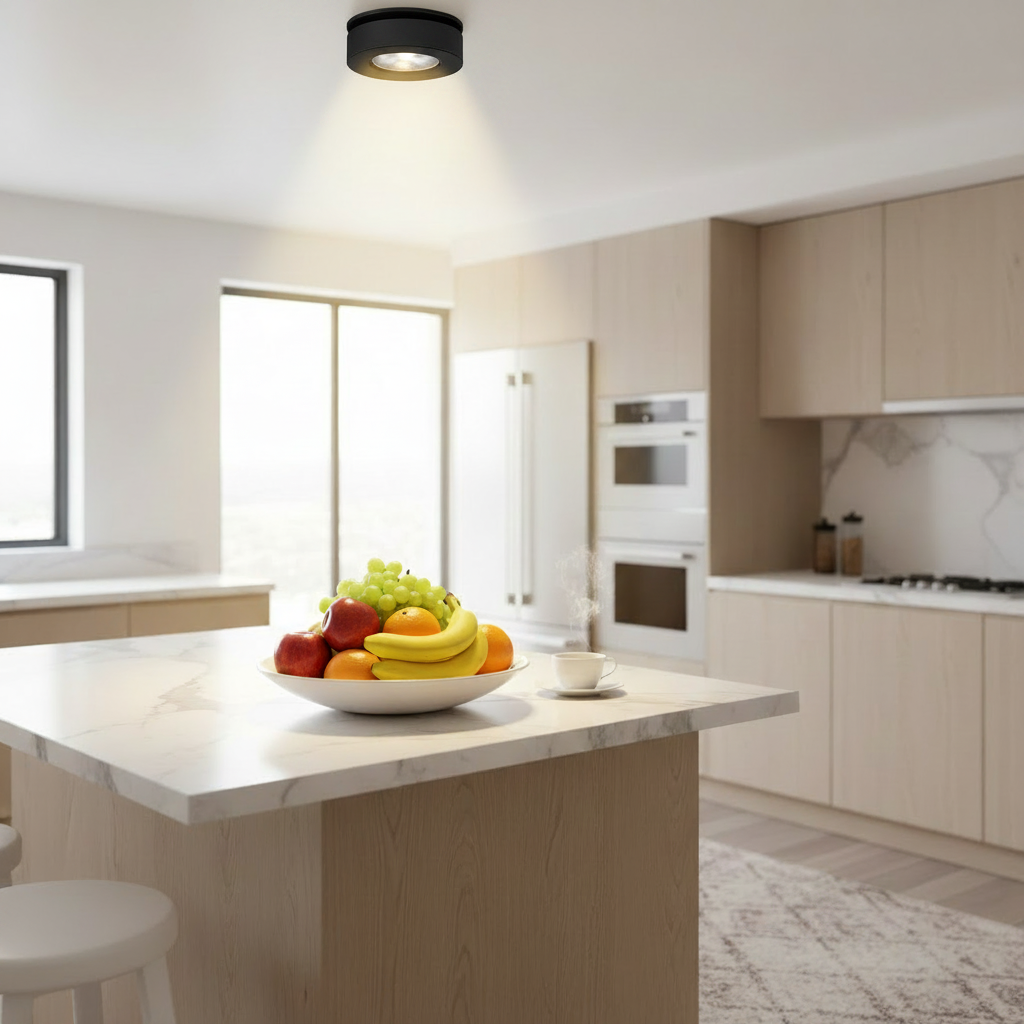 LED Recessed Spotlight Adjustable Aluminum Tilting Ceiling Downlight