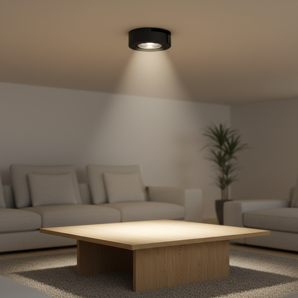 LED Recessed Spotlight Adjustable Aluminum Tilting Ceiling Downlight