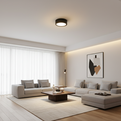 LED Surface Mount Ceiling Light Ultra Slim Round Aluminum