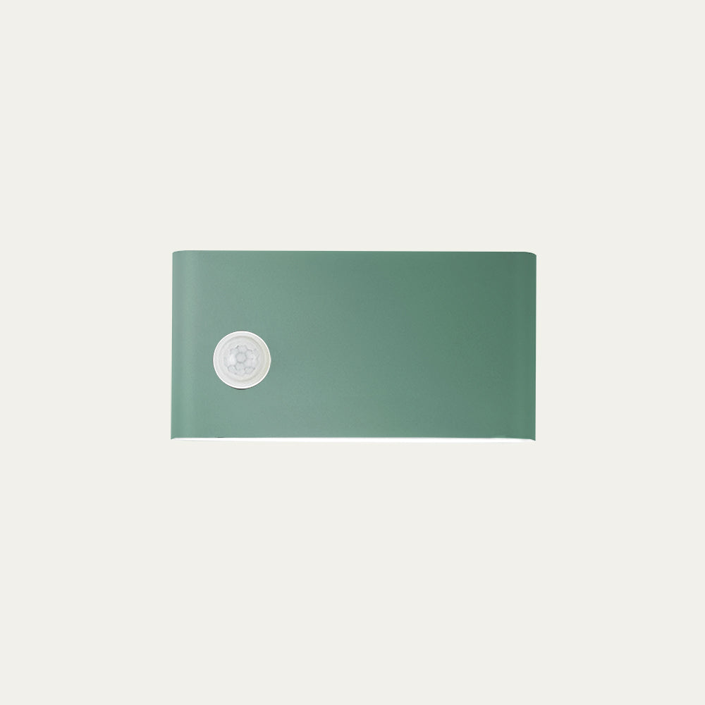 Green LED wall sconce colour option