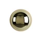 Gold mirrored dome sconce photographed alone on a white ground