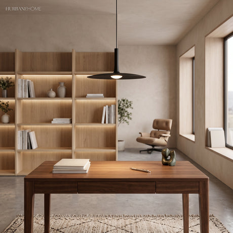 Flat Aluminium Disc Pendant Light