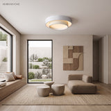 Minimalist Disc Flush-Mount Ceiling Lamp