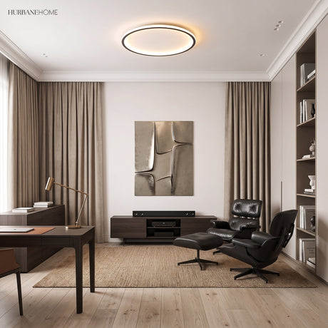 round hollow ceiling light