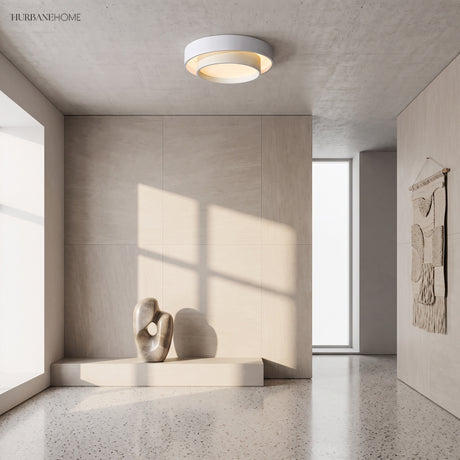 Minimalist Disc Flush-Mount Ceiling Lamp