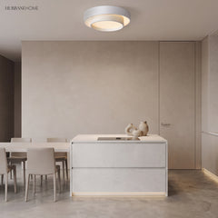Minimalist Disc Flush-Mount Ceiling Lamp