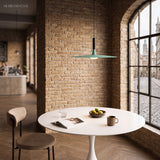 Flat Aluminium Disc Pendant Light