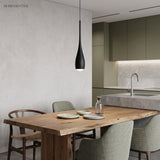 minimalist water drop pendant light