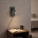 LED bedside reading wall light surface-mount sconce