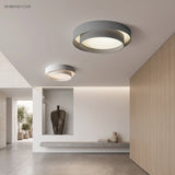 Minimalist Disc Flush-Mount Ceiling Lamp
