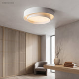 Minimalist Disc Flush-Mount Ceiling Lamp