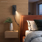 LED bedside reading wall light surface-mount sconce