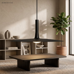 Flat Aluminium Disc Pendant Light