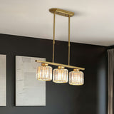 Linear crystal chandelier product view