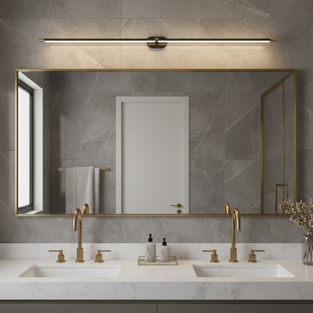 Linear LED double head wall sconce further product image 4