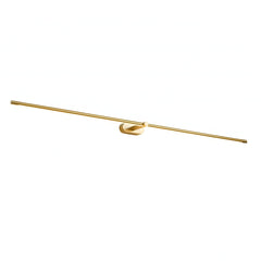 Linear LED double head wall sconce close detail view 14