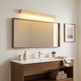Linear LED wood wall sconce in pine further product image 4