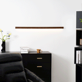 Linear LED wood wall sconce in pine supplementary product view 17