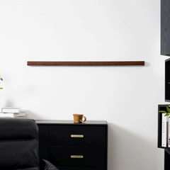 Linear LED wood wall sconce in pine supplementary product view 23
