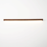 Linear LED wood wall sconce in pine further product image 28