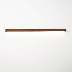 Linear LED wood wall sconce in pine further product image 28