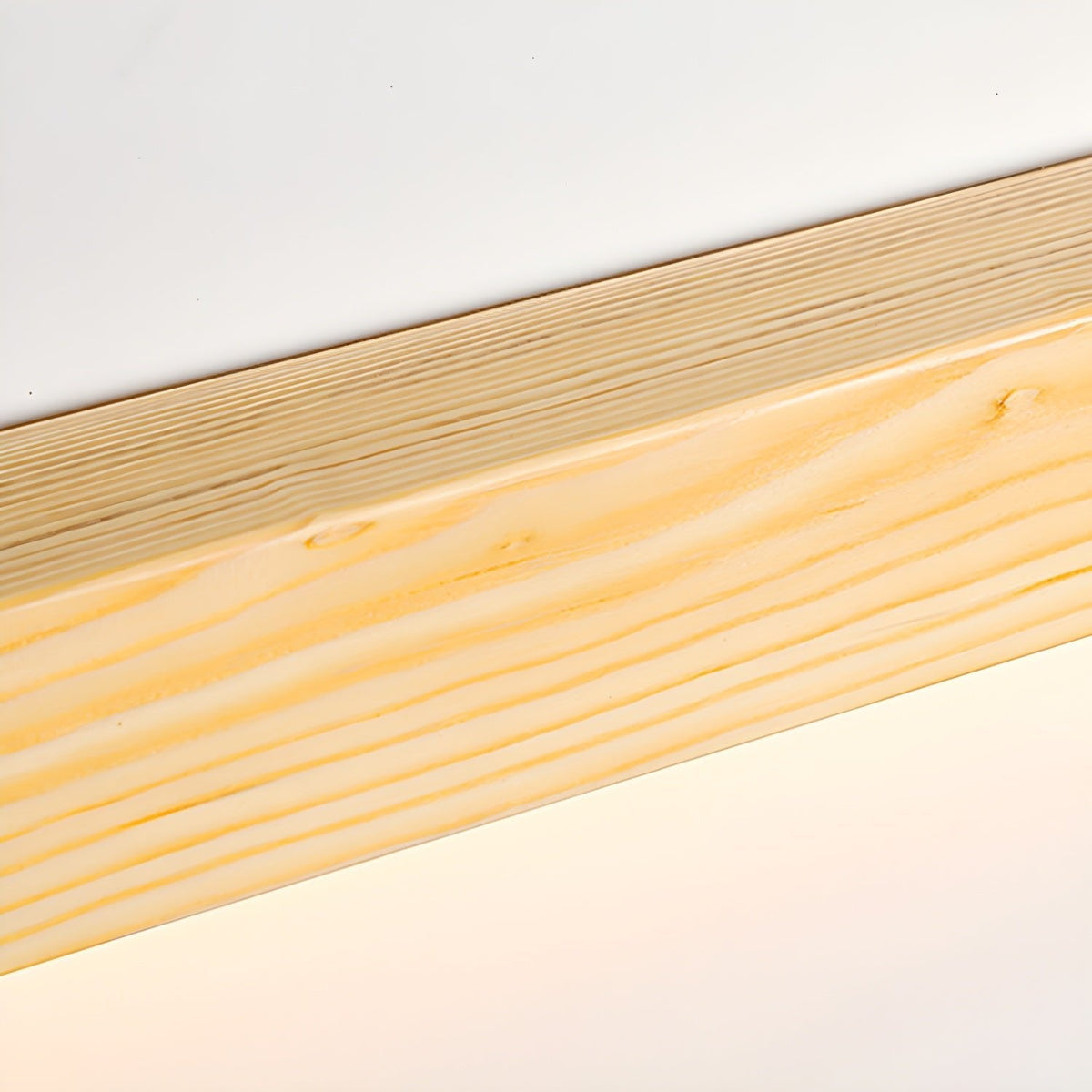 Linear LED wood wall sconce in pine further product image 34