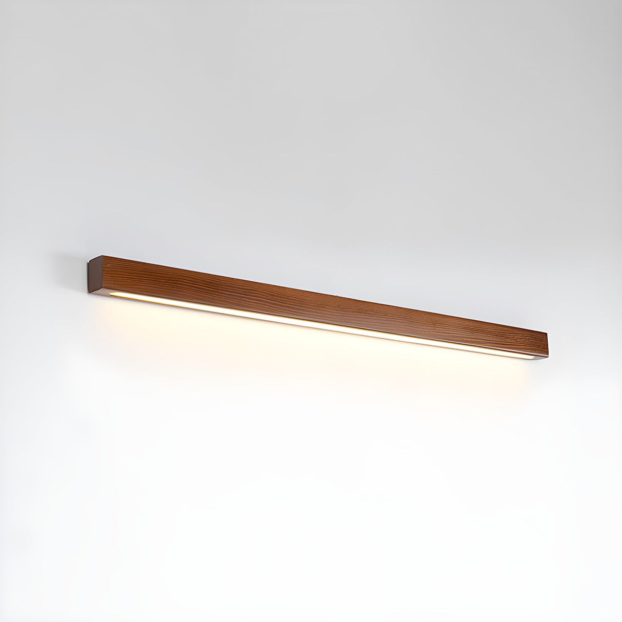 Linear LED wood wall sconce in pine additional product view 42