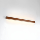 Linear LED wood wall sconce in pine additional product view 54