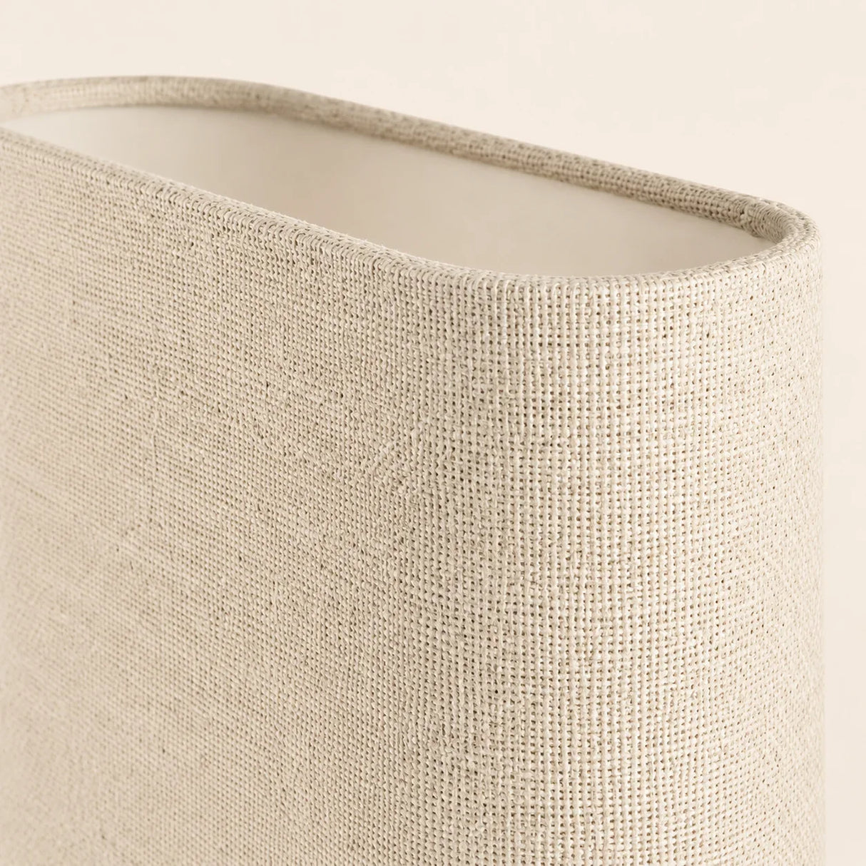 Modern linen shade wall sconce further product image 16