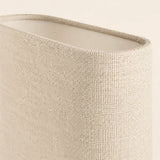Modern linen shade wall sconce further product image 16