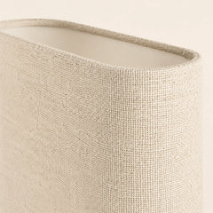 Modern linen shade wall sconce further product image 16