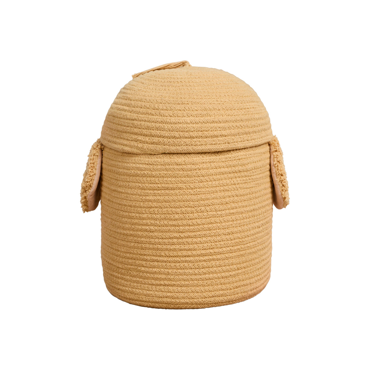 Handmade Eco Cotton Chicken Storage Basket with Tufted Wings