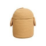 Handmade Eco Cotton Chicken Storage Basket with Tufted Wings