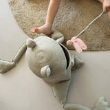 Fred the Frog Plush Cotton Storage Basket for Kids