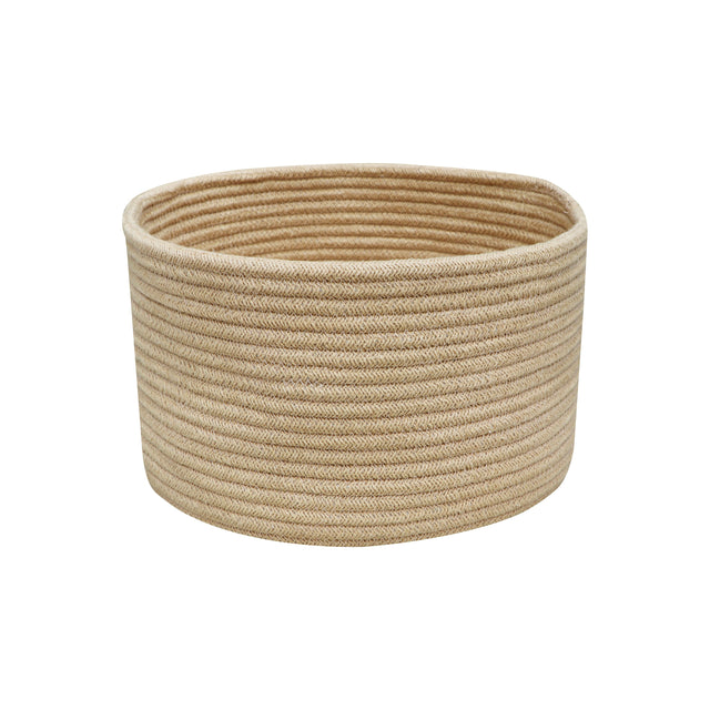 Handwoven Eco PET Cotton Round Storage Basket for Kids